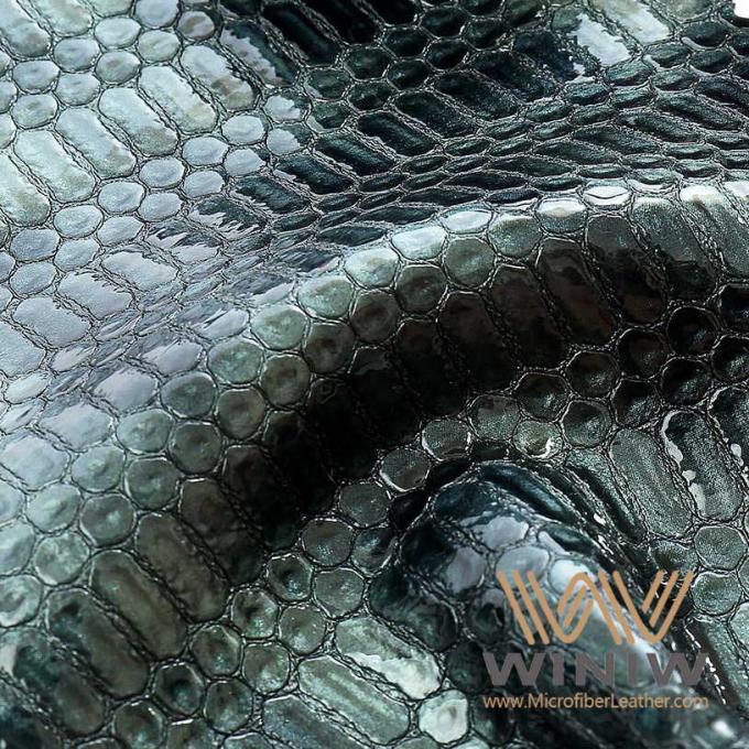 o plutônio do falso do destaque da espessura de 1.2mm cobre com espuma gravada textura do vegetariano dos sacos do crocodilo