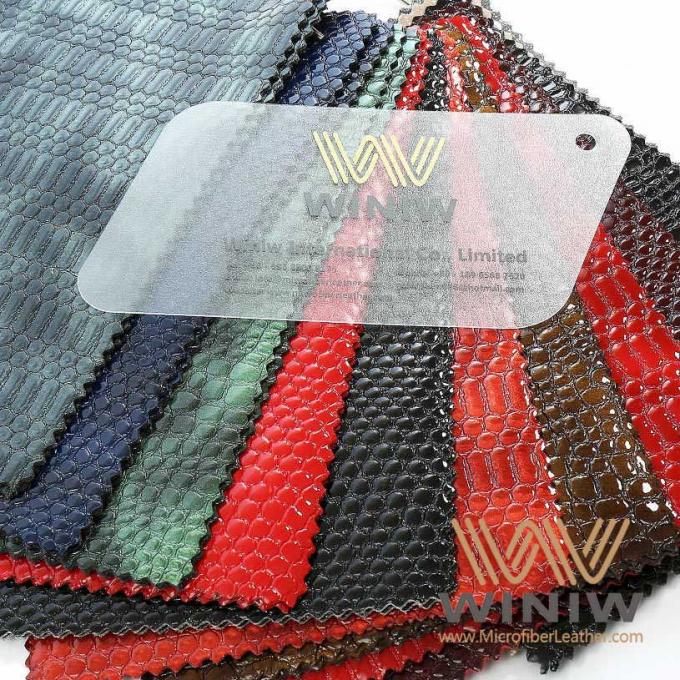 o plutônio do falso do destaque da espessura de 1.2mm cobre com espuma gravada textura do vegetariano dos sacos do crocodilo