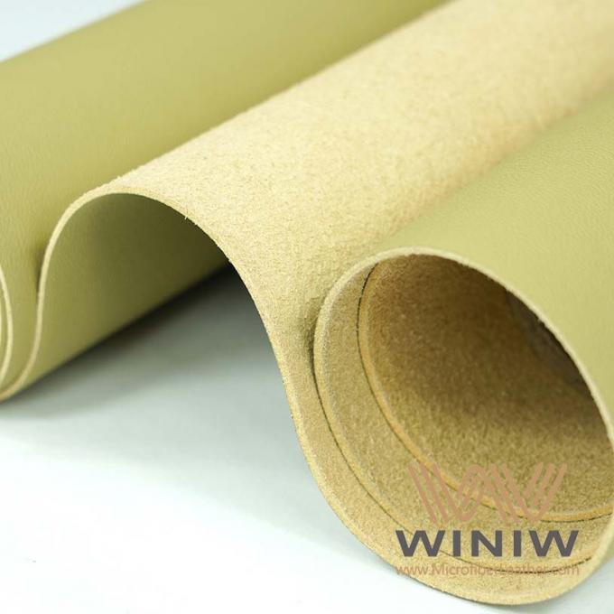 da tela de couro macia do plutônio Napa Eco de 1.2mm o material impermeável de couro artificial ensaca a espuma do vegetariano