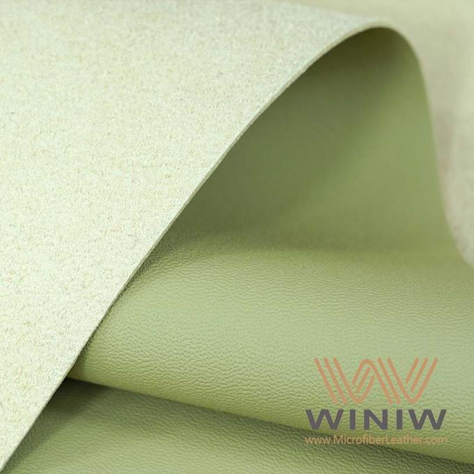 da tela de couro macia do plutônio Napa Eco de 1.2mm o material impermeável de couro artificial ensaca a espuma do vegetariano
