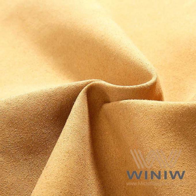 microfiber da camurça do anti-risco de 1.2mm que suporta o falso sintético de couro para a espuma do vegetariano dos sacos