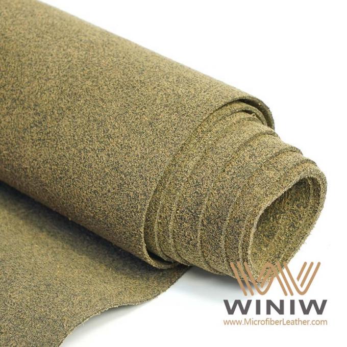 couro artificial liso do plutônio de Microfiber do espelho de 0.8mm para a espuma do vegetariano dos sacos