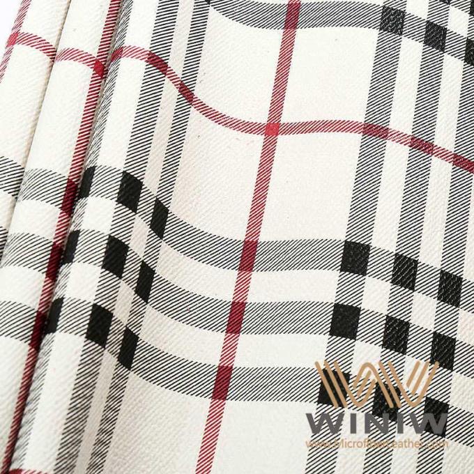 Couro sintético do plutônio do falso Textured regular para a correia e os sacos