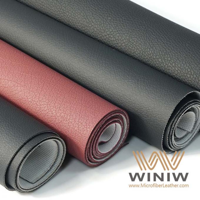 Couro do plutônio Microfiber de WINIW EN20345 para o estofamento do carro
