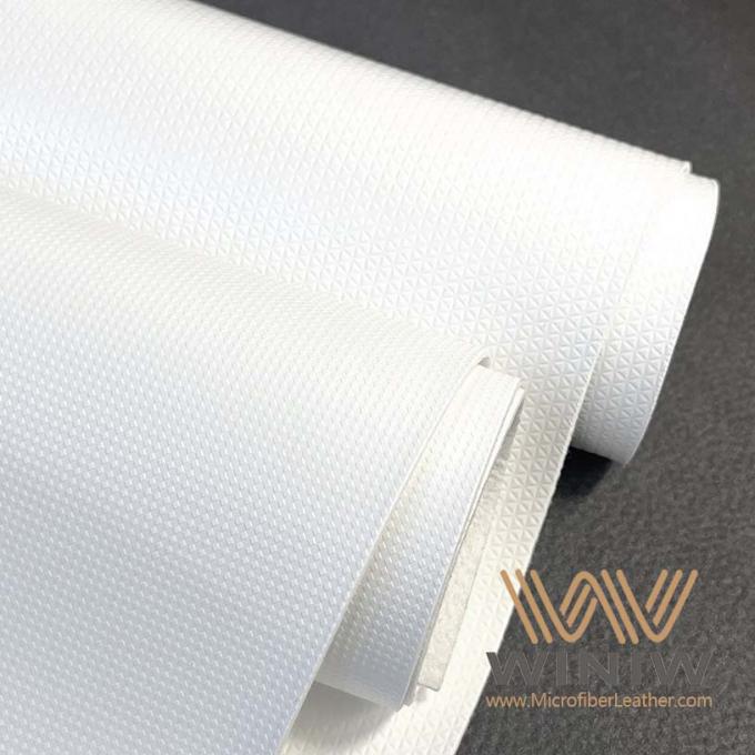 Couro sintético branco Risco-resistente da camurça de WINIW para o futebol