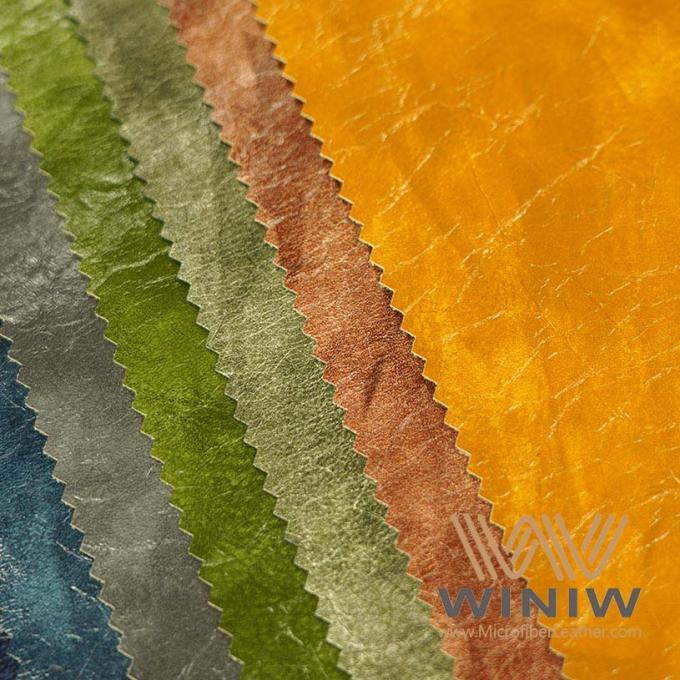 Couro sintético de alta qualidade da multa de WINIW e da textura bonita para vestuários