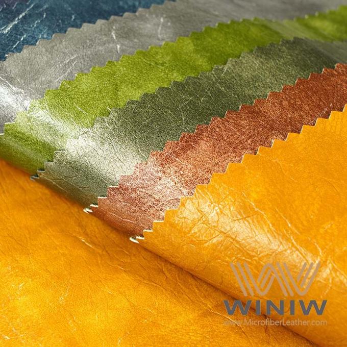 Falso de alta qualidade da multa de WINIW e da textura bonita de couro para vestuários