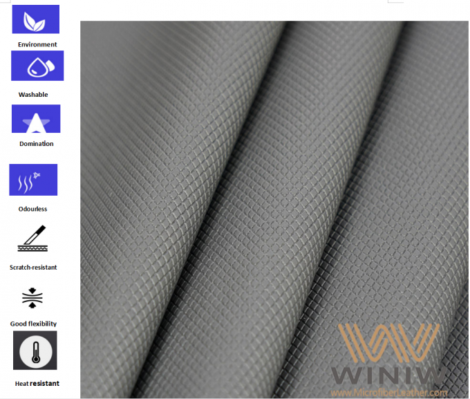 couro do falso WINIW Microfiber para o plutônio das luvas que faz no estoque agora