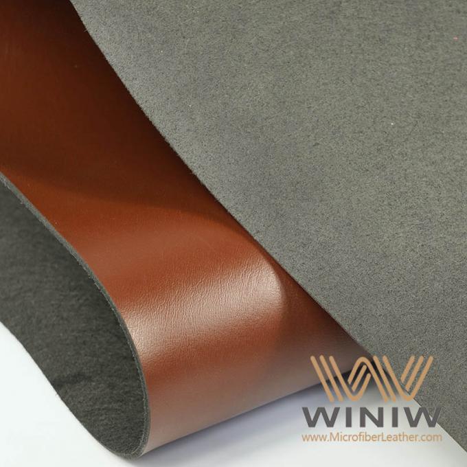 Tela de couro sintética uniforme de Microfiber da cor e da textura de WINIW para correias