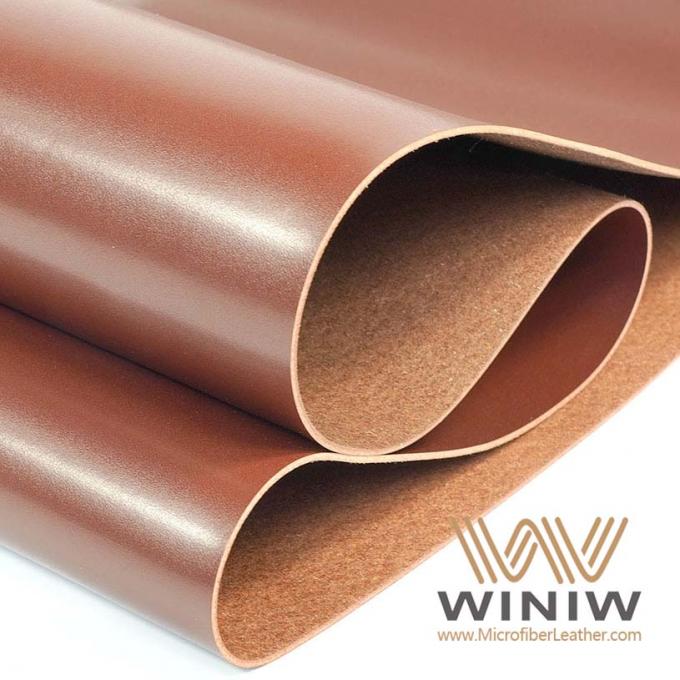 Tela de couro sintética resistente de descascamento e de rachamento do plutônio de Microfiber para correias