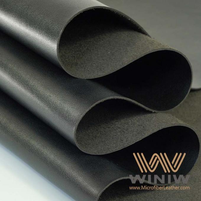 Couro de sapata resistente do PVC da camurça de Microfiber do falso da abrasão superior