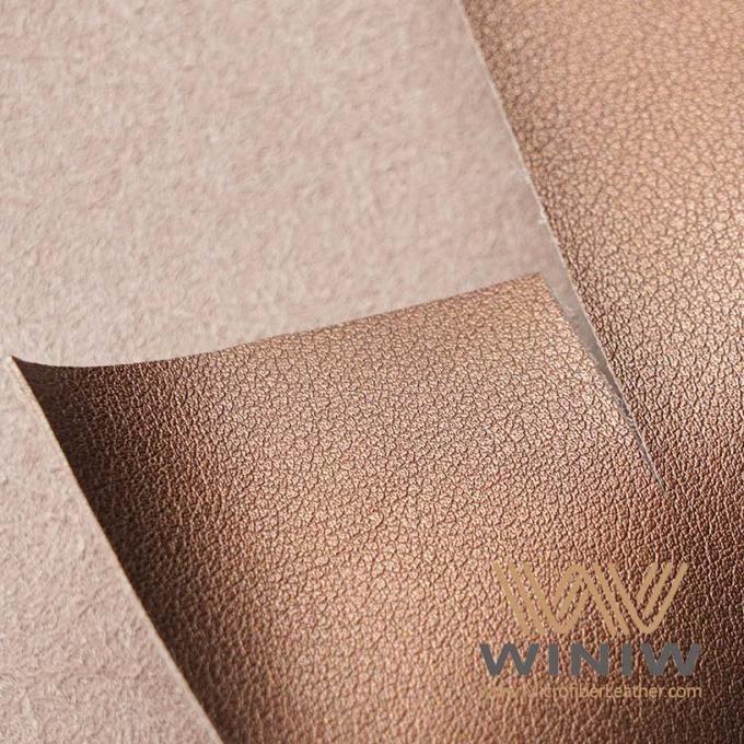  Couro sintético de Microfiber do estilo e do conforto para superior de sapatas