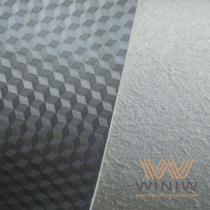 Couro sintético luxuoso e respirável de Microfiber para sapatas