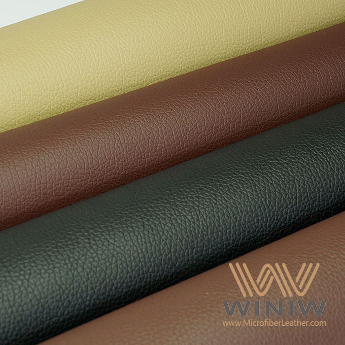 Tela de couro do microfiber sintético inodoro impermeável para o banco de carro