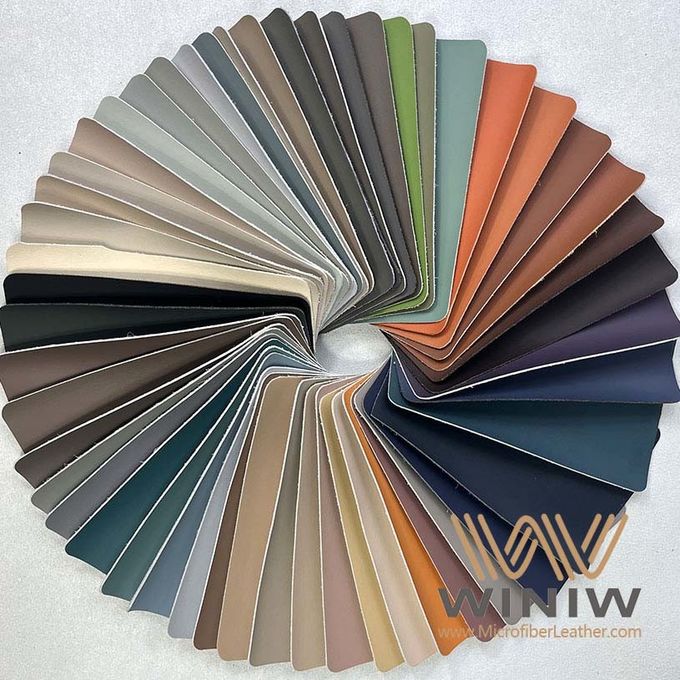 vário couro do microfiber das cores para que o sofá escolha