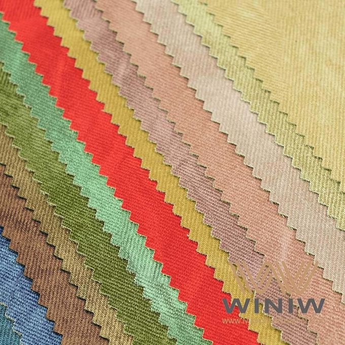 microfiber de couro dos vestuários de alta qualidade no estoque