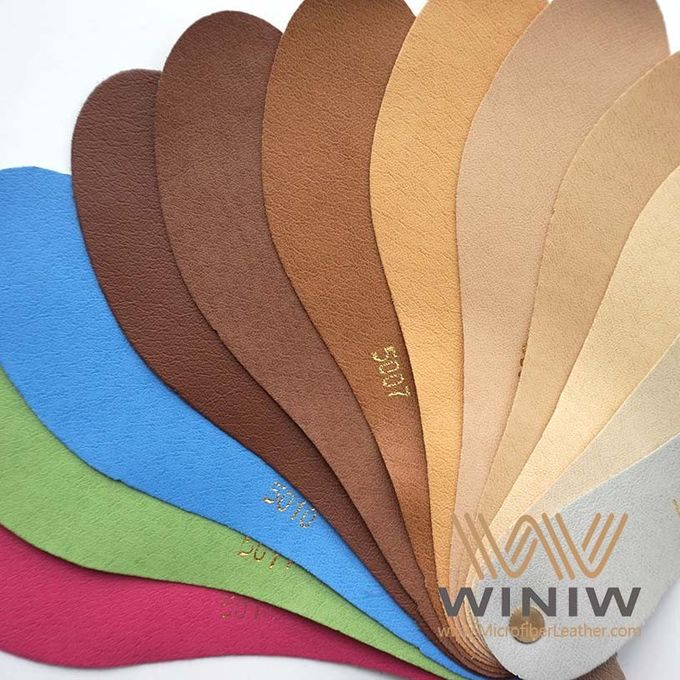 Respirável colore toda o material de alinhamento sintético de Microfiber para sapatas